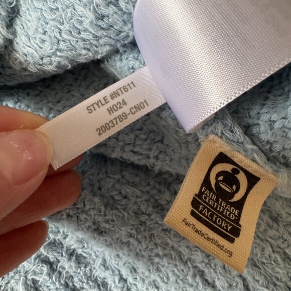 NWT! J. Crew Blue Off-the-Shoulder Sweater Relaxed Fit - Picture 9 of 12